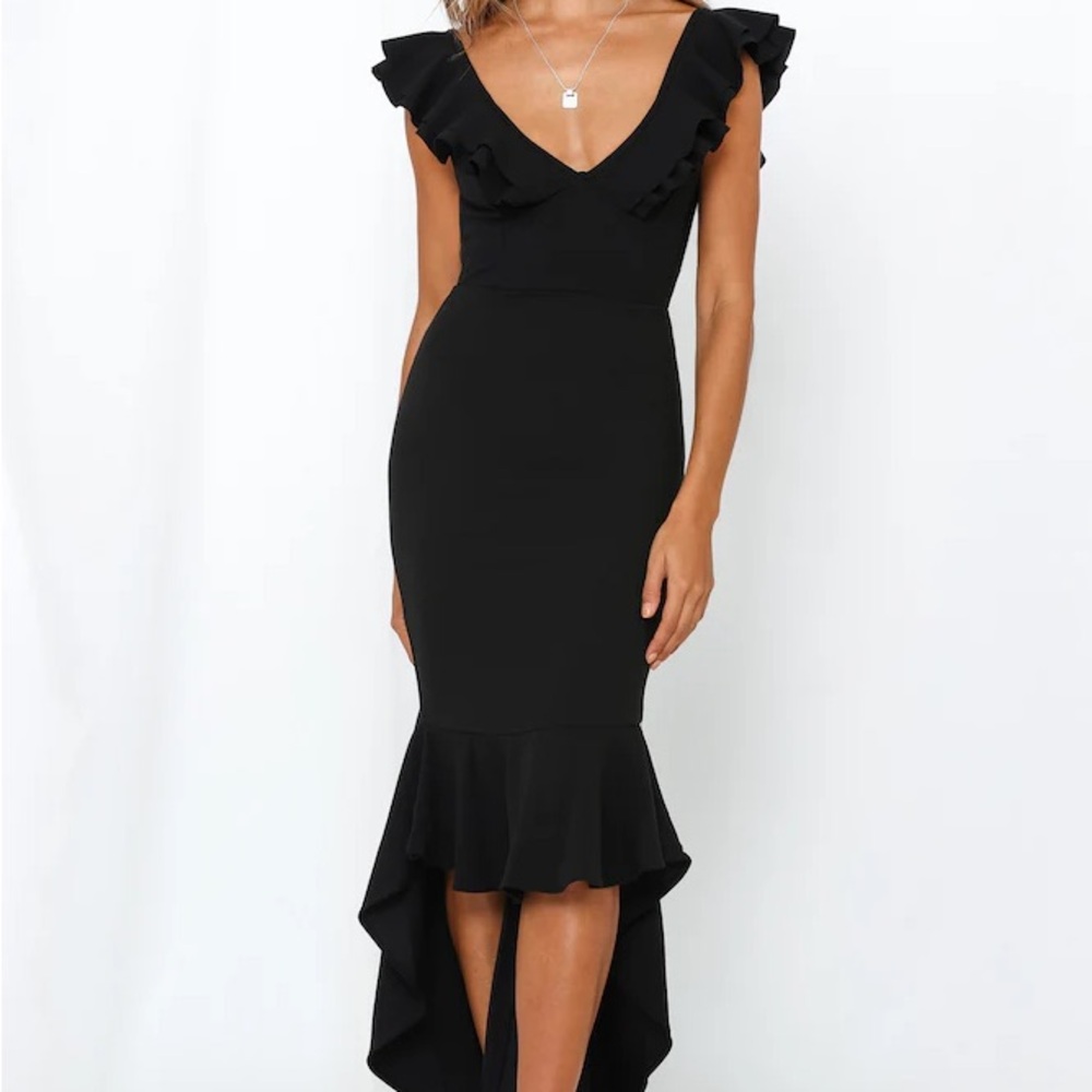 THE HILLS MAXI DRESS BLACK